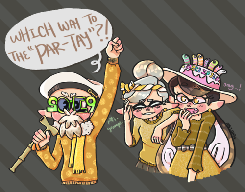 Happy Frosty Fest!!!! Here’s a gang of musicians going to see Pearl and Marina perform!!!