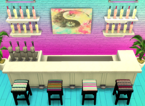 Bar Stool Recolors- Tribal Print *2 sets of 16- one set is in white and one set is in black. All mer