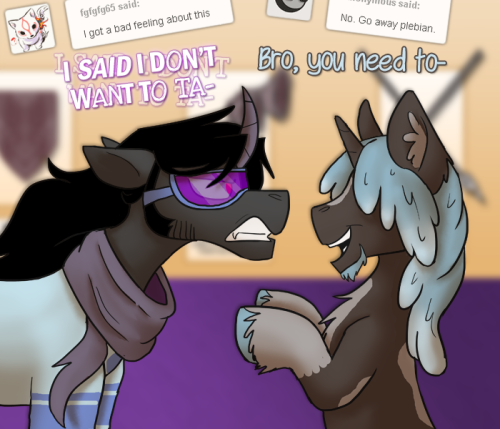ask-king-sombra:  This… could be interesting.  …o_o Oh dear….