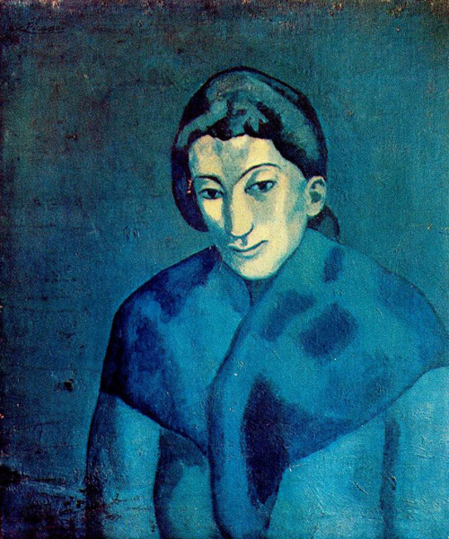 pablopicasso-art:  Woman in a Shawl, 1902 Pablo Picasso 