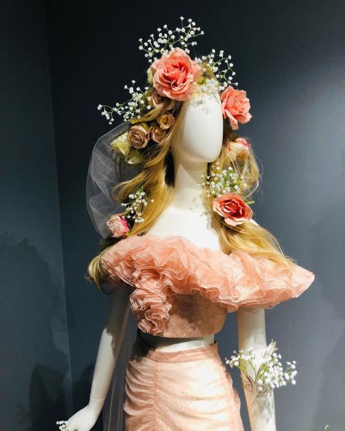 velvetcloak:rodarte’s ss18 blush ensemble on display at the @womeninthearts, 2018-19.