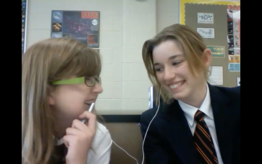 skeletonize: skeletonize:   i was looking at old photos and i wanted to show you how our story went, a little bronwyn and i met at age 12 but i dont have any photos from then, really, but this is from grade 9 science class when we were being goofs and