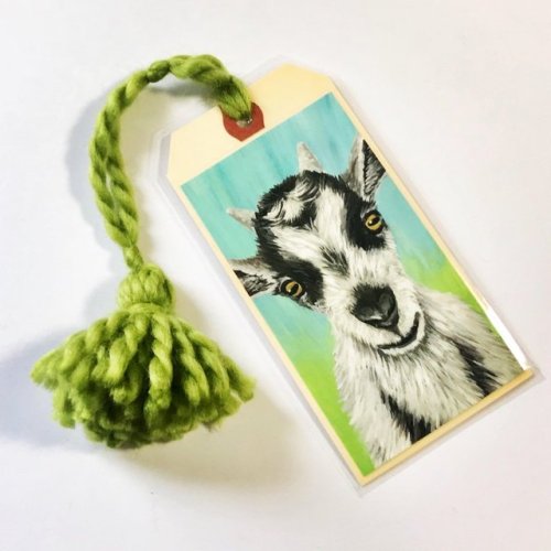 Goat Bookmark //WendyCuster