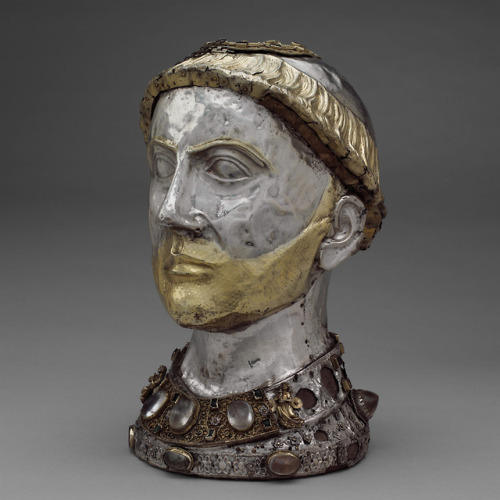 theancientwayoflife: ~ Reliquary Bust of Saint Yrieix. Date: ca. 1220–40, with later grill Geography