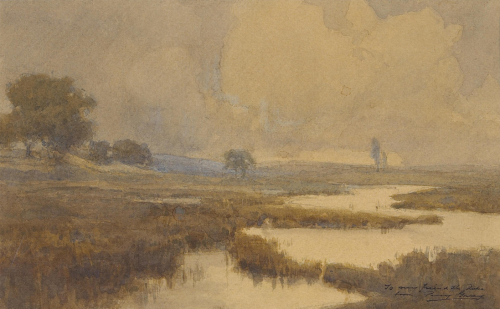 thusreluctant: Marshes Among the Oaks by Percy Gray