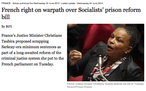 theblackdream:stubbytuna:residentgoodgirl:About the French Minister of Justice, Christiane Taubira:F