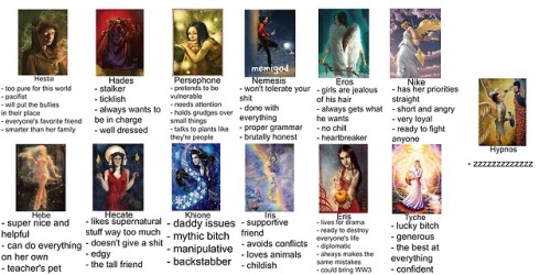 tag yourself, i’m Nemesis and Hecate