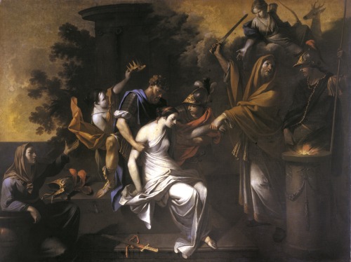 hildegardavon:Jean Tassel, 1608-1667 The Sacrifice of Iphigenia, ca.1650/60, oil on canvasArkha