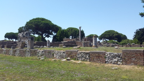 historyfilia:View from the forum of Ostia Antica, Italy