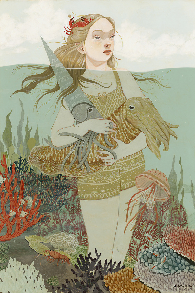 supersonicart:   Rebecca Green, Paintings. Fantastic paintings from Colorado based