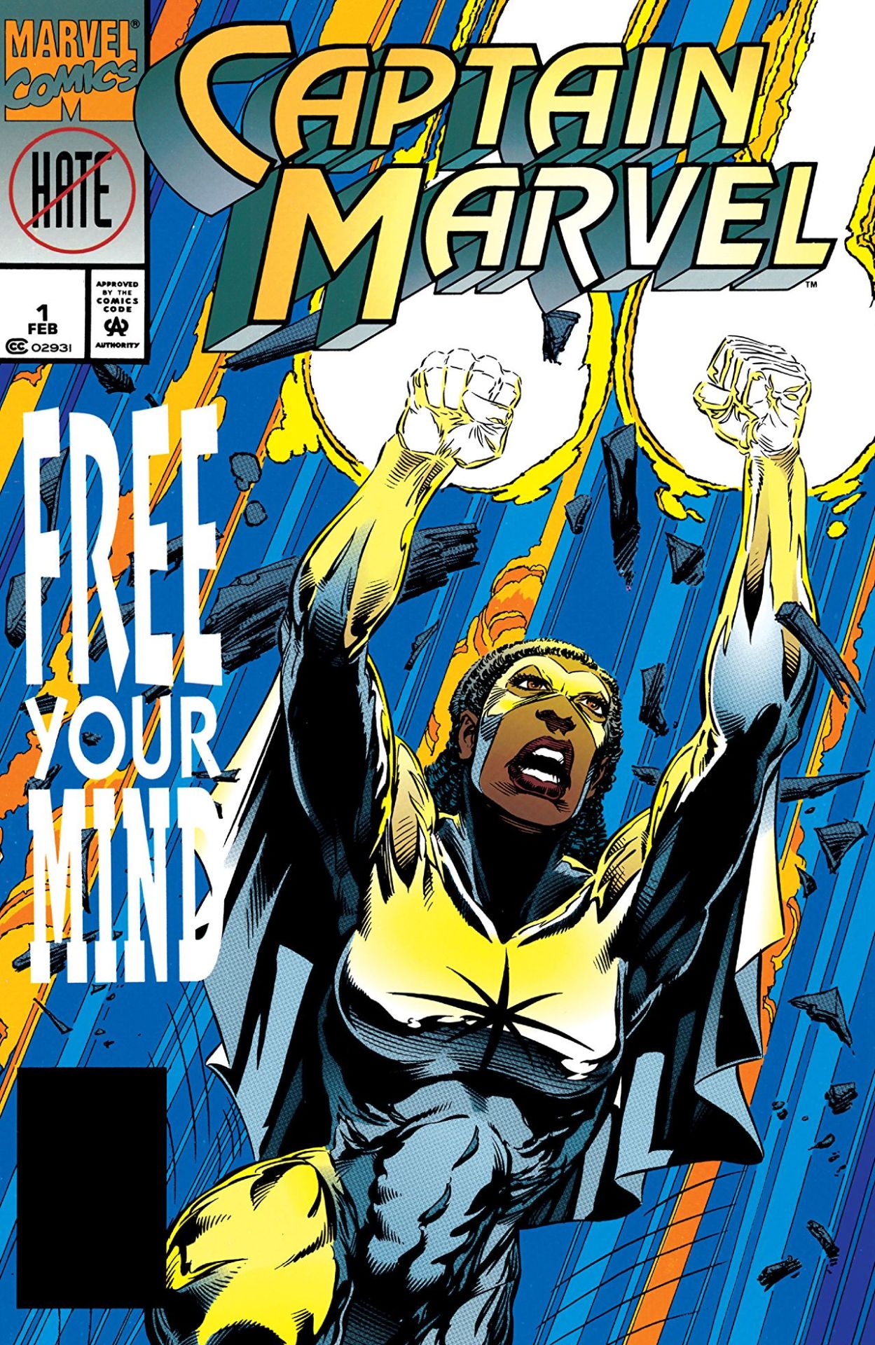 superheroesincolor:    Captain Marvel   #1 (1994) //  Marvel Comics Captain Marvel