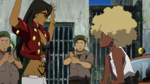 geekearth:  Michiko vs. Atsuko (Michiko to Hatchin)