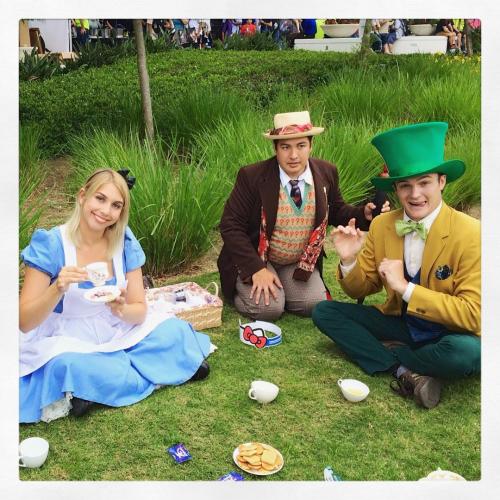 It’s almost tea time! Join #Alice and #TheMadHatter for...