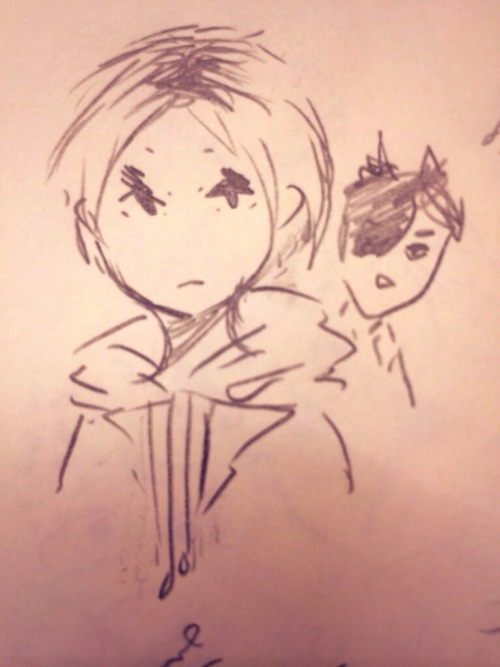 gigaprince:  sketchy doodles from school