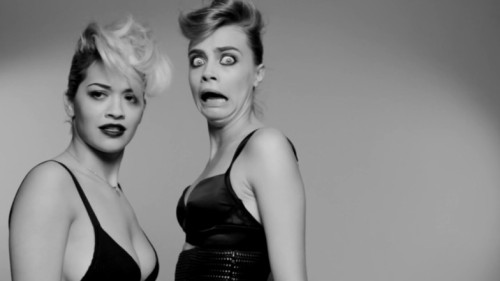 Cara Delevingne Joins Rita Ora for Hunger TV’s ‘Facemelt’ Dirty Music Videohttp://www.hungertv.com/f