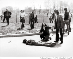 Student photographer John Filo won the Pulitzer