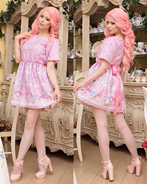 My Melody &ldquo;Dress Me Up&rdquo; Dress is on sale for $82 (from $110!) Available online www.japan