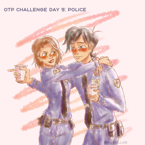 Cool police team! Cuz why not? Our boy has become a good one, now he will catch criminals himself, h