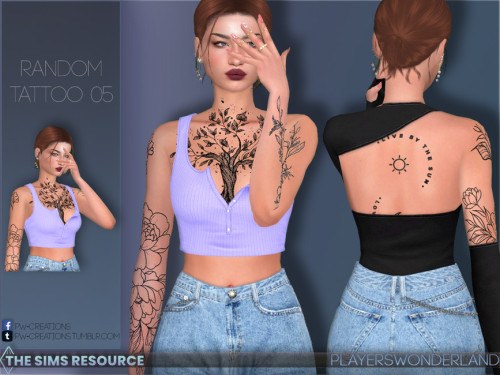 03/29 - 03/31 Flower Tattoo 04Download Random Tattoo 05Download Body Preset N23Download