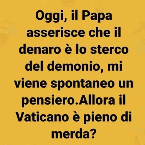 🧐🤔🙄 Beh, detto dall'antipapa Bergoglio… https://t.co/aizuv1wlVC
https://www.instagram.com/p/CU5JqDRNx_T7cAEE8sGaWpejSMGAfg0Sa2sbW80/?utm_medium=tumblr