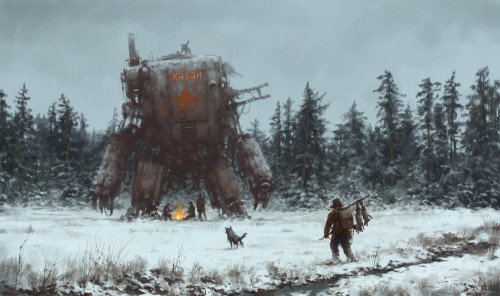 theartofanimation:Jakub Rozalski  -  www.artstation.com/artist/jakubrozalski  