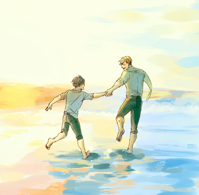 youken:  5/13 Eruri One Draw | Theme: デート (Date) not sure if Levi’s feeling