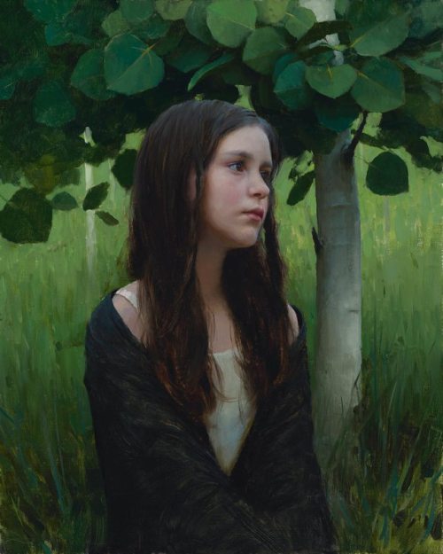 Jeremy Lipking - Spring Aspens