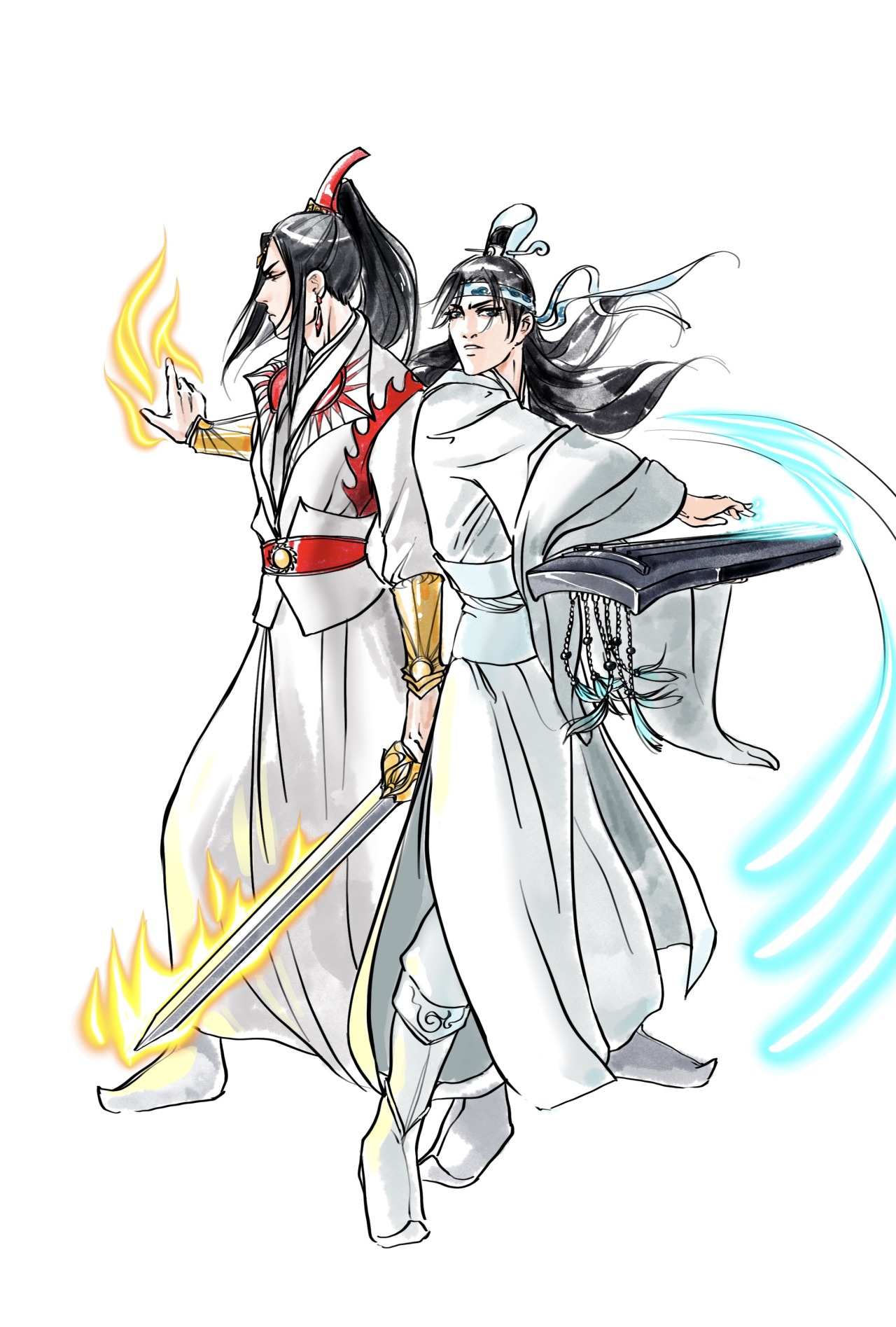 A night-hunt

  Young Lan Qiren and Wen Ruohan