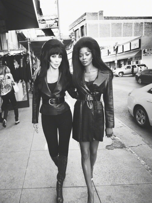 Naomi Campbell and Cher photographed by Mert Alas &amp; Marcus Piggott, CR Fashion Book #16 Spring/S