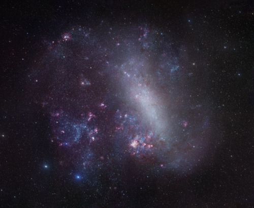 elrastrodetusangreenlanieve:  Southern sky and the ISS, the Seahorse, a dust structure in the Large Magellanic Cloud, the Small Magellanic Cloud, with clusters NGC 632 and 47 Tucanae, star cluster R136 in 30 Doradus, SN1987A supernova remnants in the