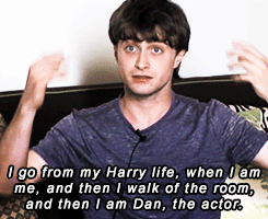 knockturnali:Daniel Radcliffe: I am Harry PotterHarry Potter: I am Daniel Radcliffe.