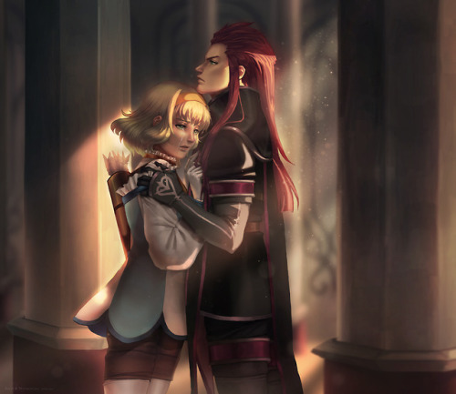 Asch and Natalia from Tales of the Abyss …fuck im not going to cry, im not going to cry!!! sp