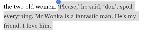 Charlie Trusts Wonka So Much That He Defends The Man (that He Just Met) To His Family. HE JUST MET HIM