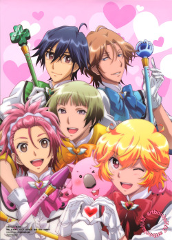 elucida:  artbooksnat:  The Cute High Earth Defense Club LOVE! (美男高校地球防衛部LOVE!) art works on the clear file extras that came with the November issue of PASH! Magazine (Amazon US | JP) were once again illustrated by chief animation