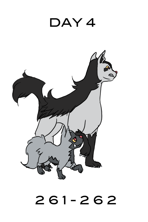 pkmndaisuki:Countdown to Omega Ruby and Alpha Sapphire Day 4Poochyena and MightyenaCountdown Info Po