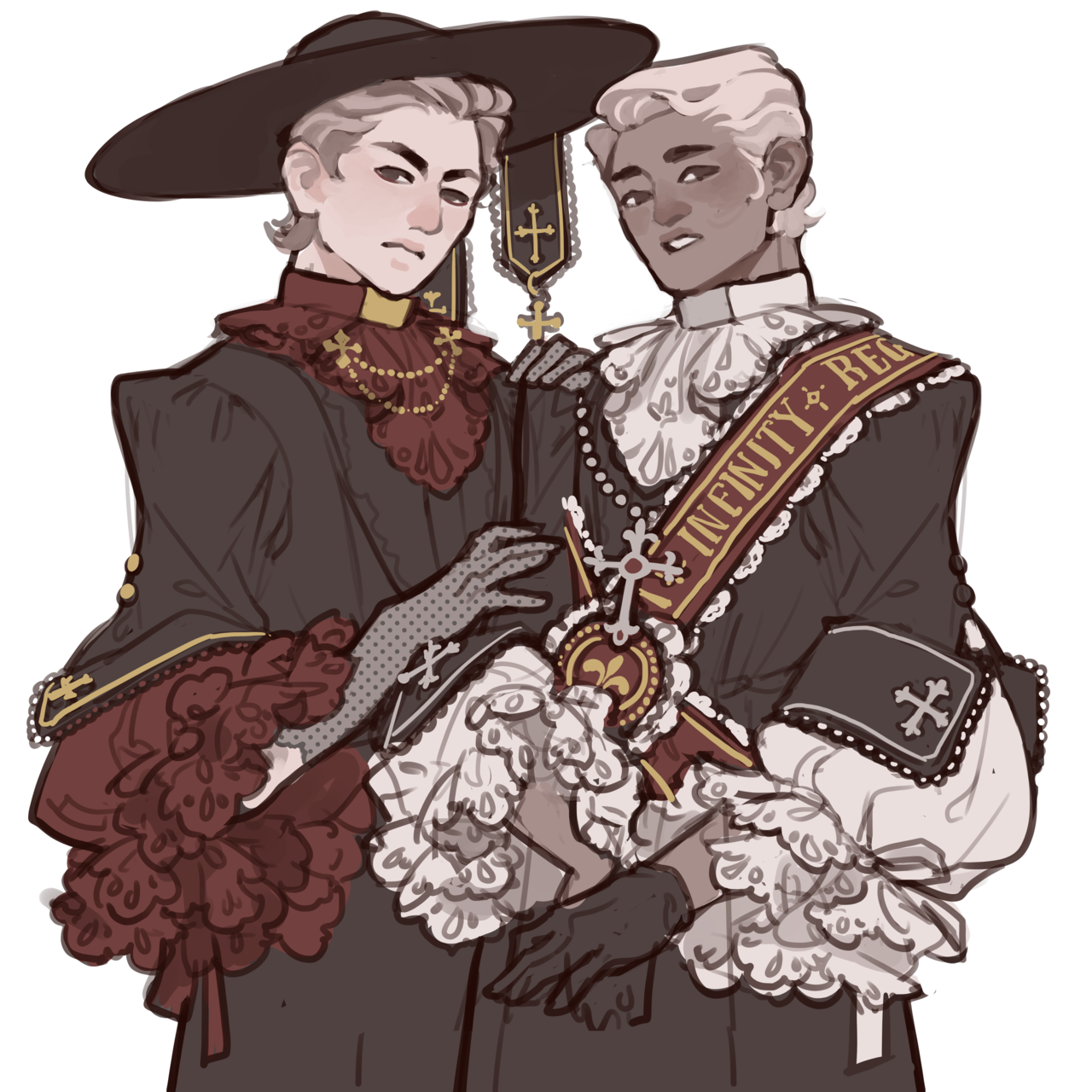 japhers:  japhers:the witch and the priest surprise it’s the same ouji set base