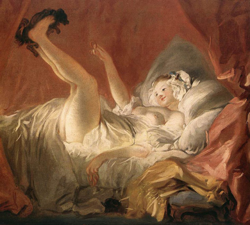 18thcenturyart:Young Woman Playing with a Dog, 1765-1772Jean-Honoré Fragonard
