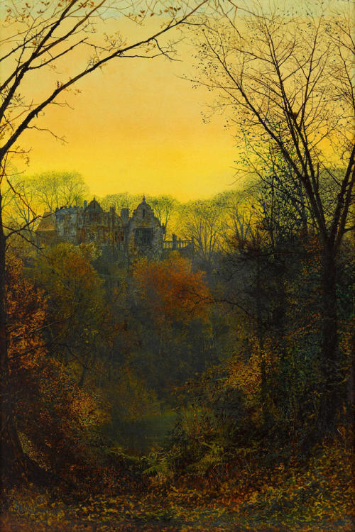 laclefdescoeurs:Twilight, 1871, John Atkinson Grimshaw