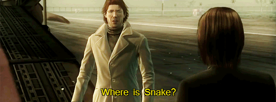 delsinsfire:  Metal Gear Solid + Kept you waiting, huh? 