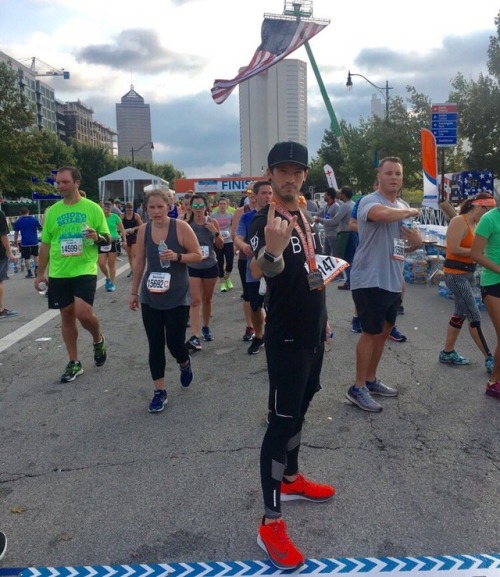 joshdunverified:@CbusMarathon: Rock n’ roll! @joshuadun, drummer of @twentyonepilots took a 13.1 mil