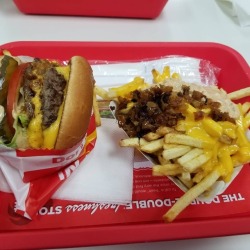 FINALLY GET TO TRY THIS! I&rsquo;ve been denied for years now.  (at In-N-Out Burger)