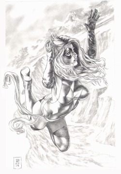 comicbookwomen:  Ms. Marvel by Gene Espy