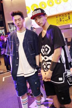 koreanmodel:  Nam Joohyuk and Park Hyeongseop shot by Choi Seungjum at Steve J &amp; Yoni P Longboard Collection Open Party