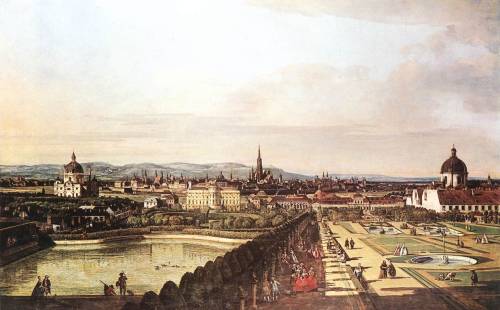 Bernardo Bellotto - View of Vienna from the Belvedere (c. 1759).