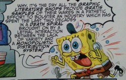 gearholder:  excess-of-cats:  snoopingasusualisee:  an-actual-lion: This SpongeBob Comic is fucking w i l d   