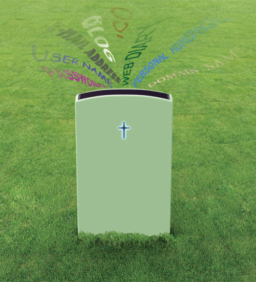 the-hatred-machine:sixpenceee:E-Tomb is a design concept for a solar powered headstone that stores t