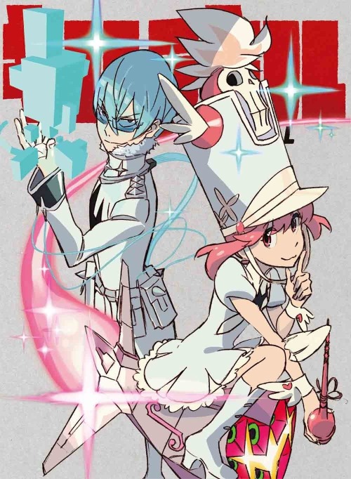 as-warm-as-choco:  KILL la KILL BD (Vol.1-6) Covers by Sushio (すしお). Finally an illustration of Hoka Inumuta and Nonon Jakuzure ! Thank you !  