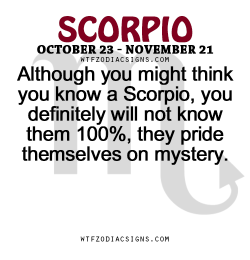 wtfzodiacsigns:  Although you might think