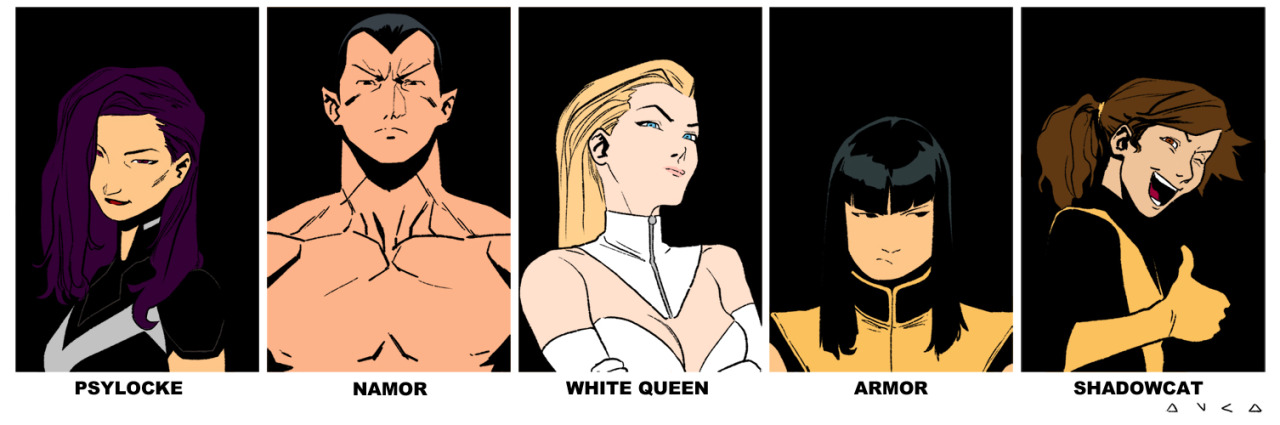 lordtimeblogposts:  X-Men  Class Yearbook Photos; Art by Evan “Doc” Shaner art