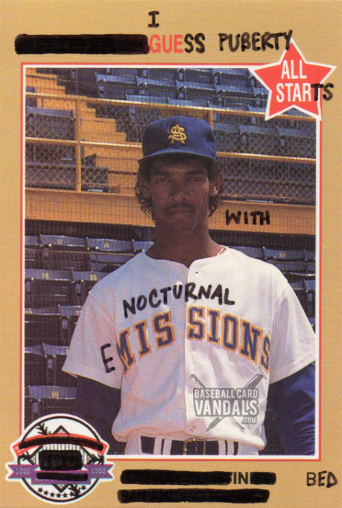 baseballcardvandals: You are the worst sex ed teacher ever.Own this BCV Original.